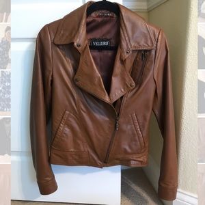 Like New Genuine Leather Jacket Sz Small